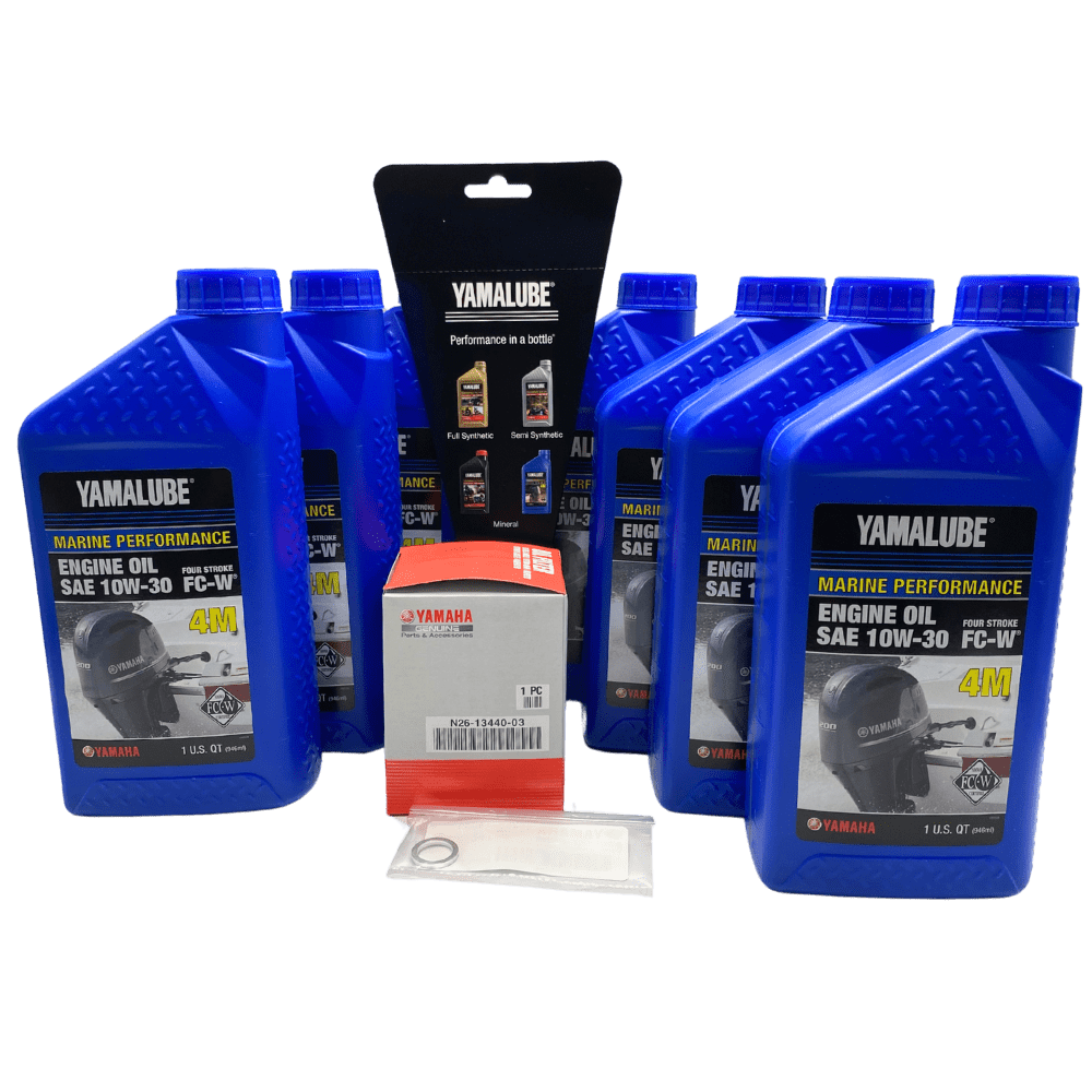 Yamaha Oil Change Kit F225-F350V6, 10W30  LUB-MRNXL-KT-10